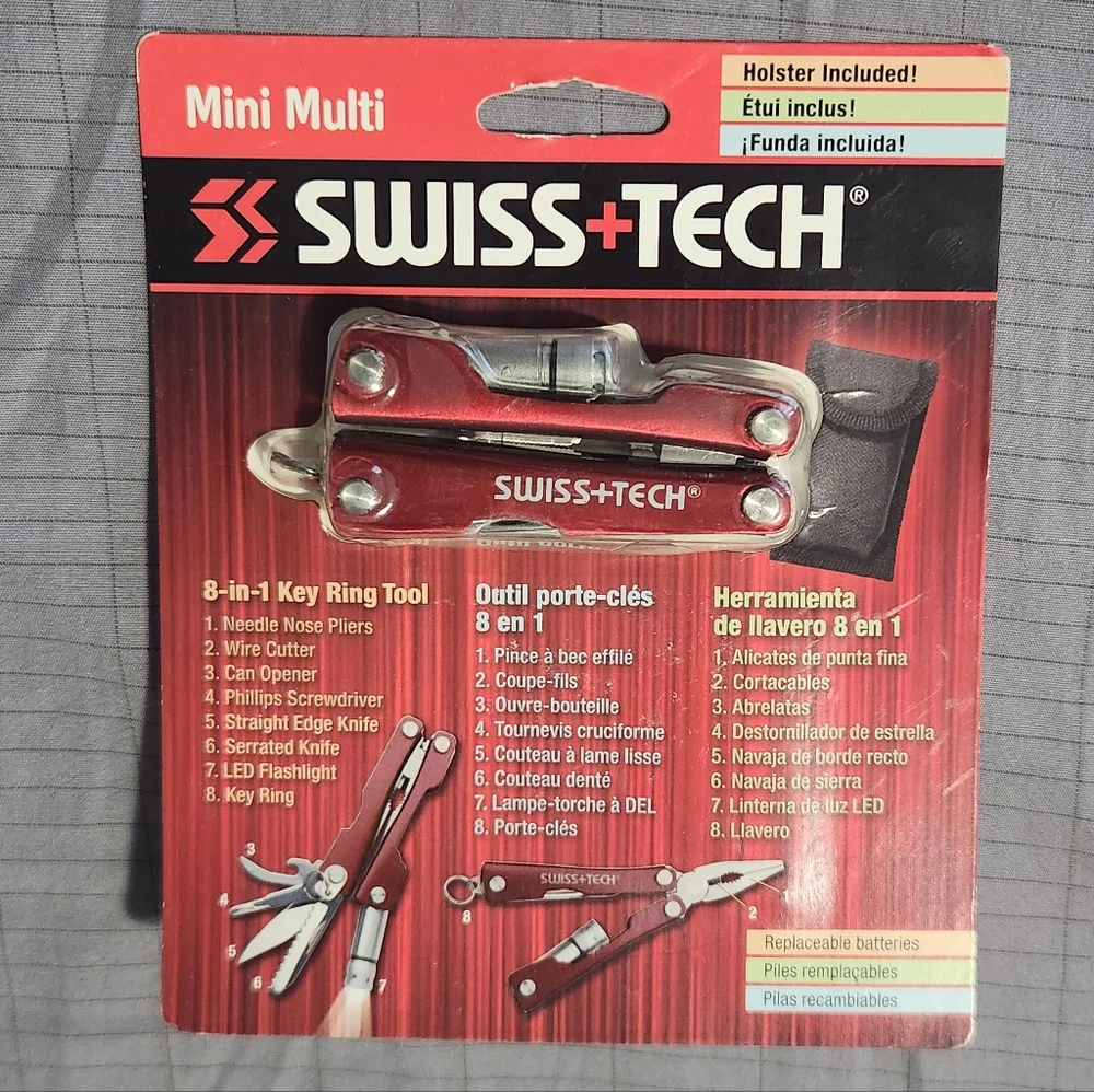Swiss+Tech Mini Multi-Tool Keychain - Picture 1 of 7